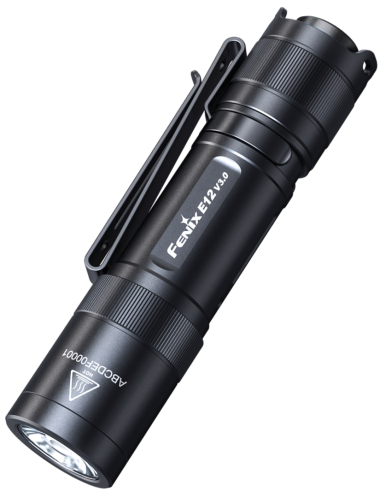 FENIX - E12 V3.0 - Lampe de poche EDC - 200 LUMENS