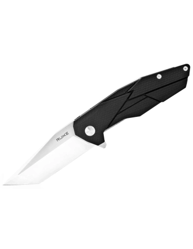 Ruike P138B - Couteau pliant Lame Tanto - Couleur Noir